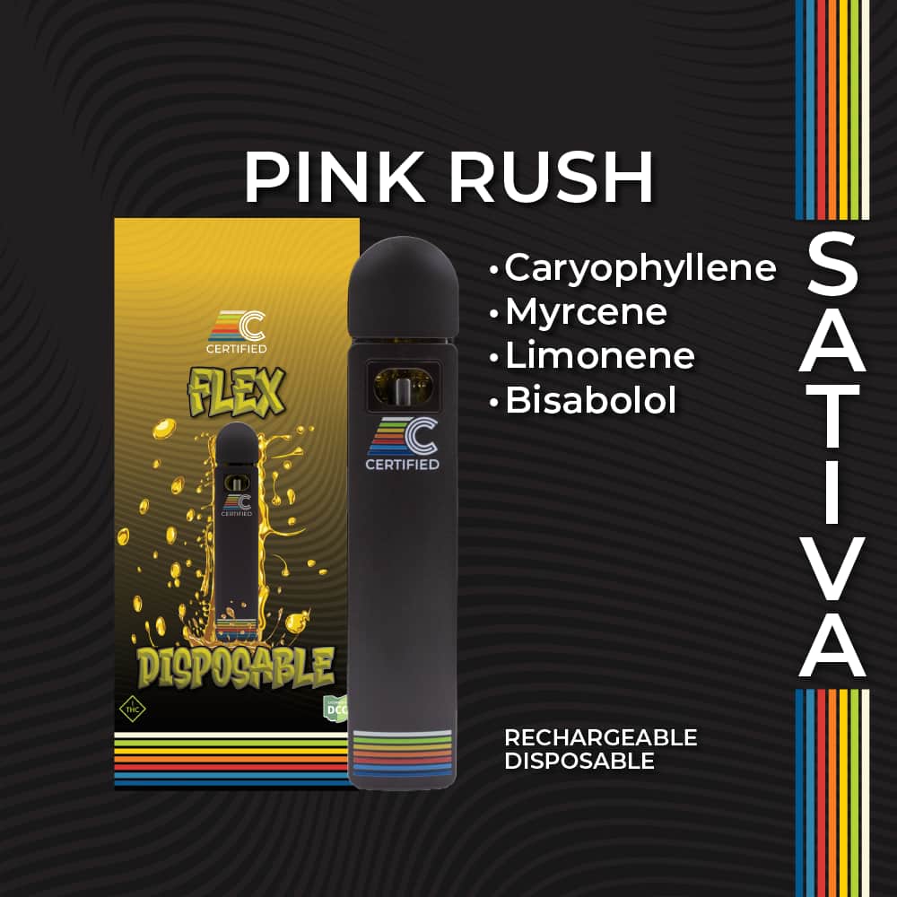 Pink Rush - 1g Distillate Disposable - Sativa
