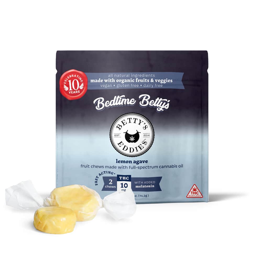 Bedtime Bettys Lemon Agave - 20mg Candies - 2pk