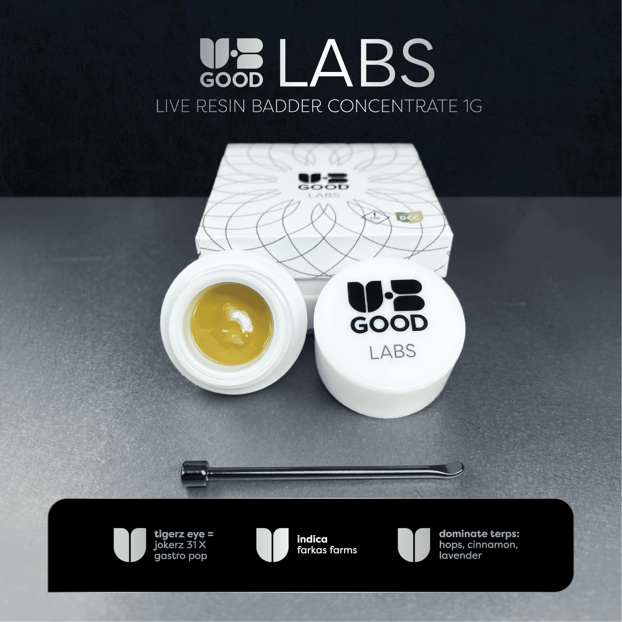 Tigerz Eye - 1g Live Resin - Indica