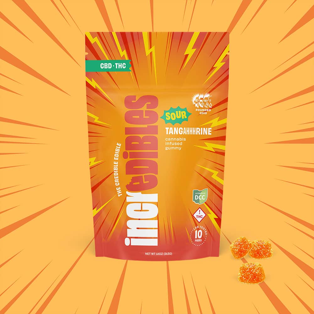 Sour Tangahhhrine 2:1 - 100mg Candies - CBD - 10pk