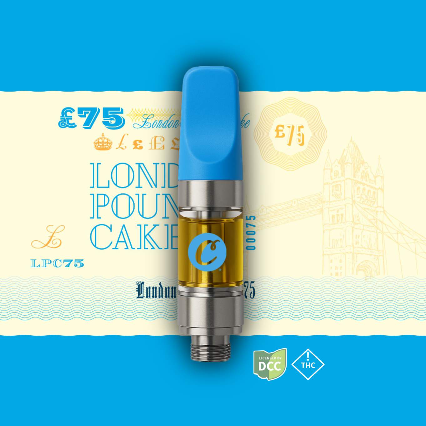 London Pound Cake - 0.5g Full Spec Cart - Sativa