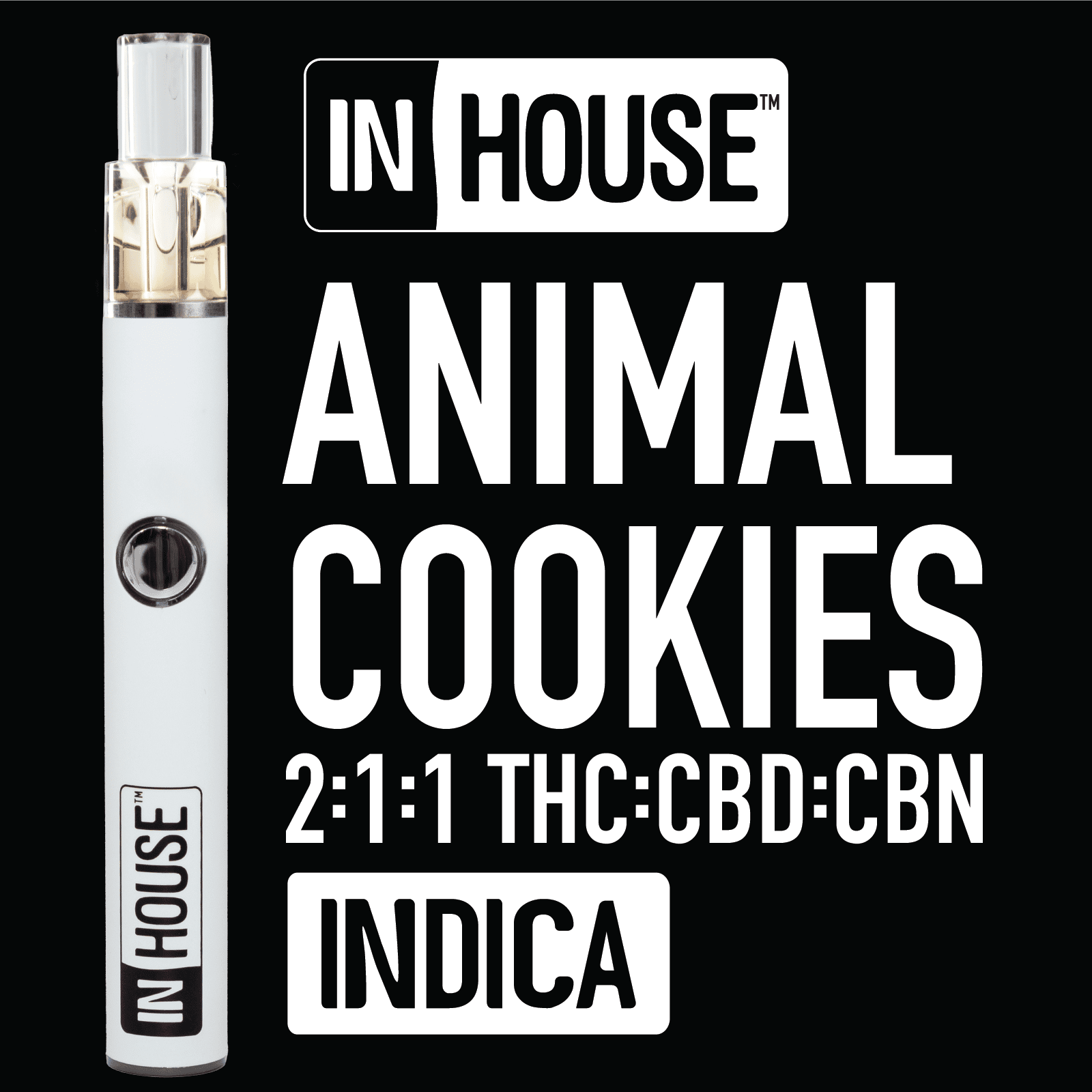 Animal Cookies 2:1:1 - 0.5g Distillate Disposable - Hybrid