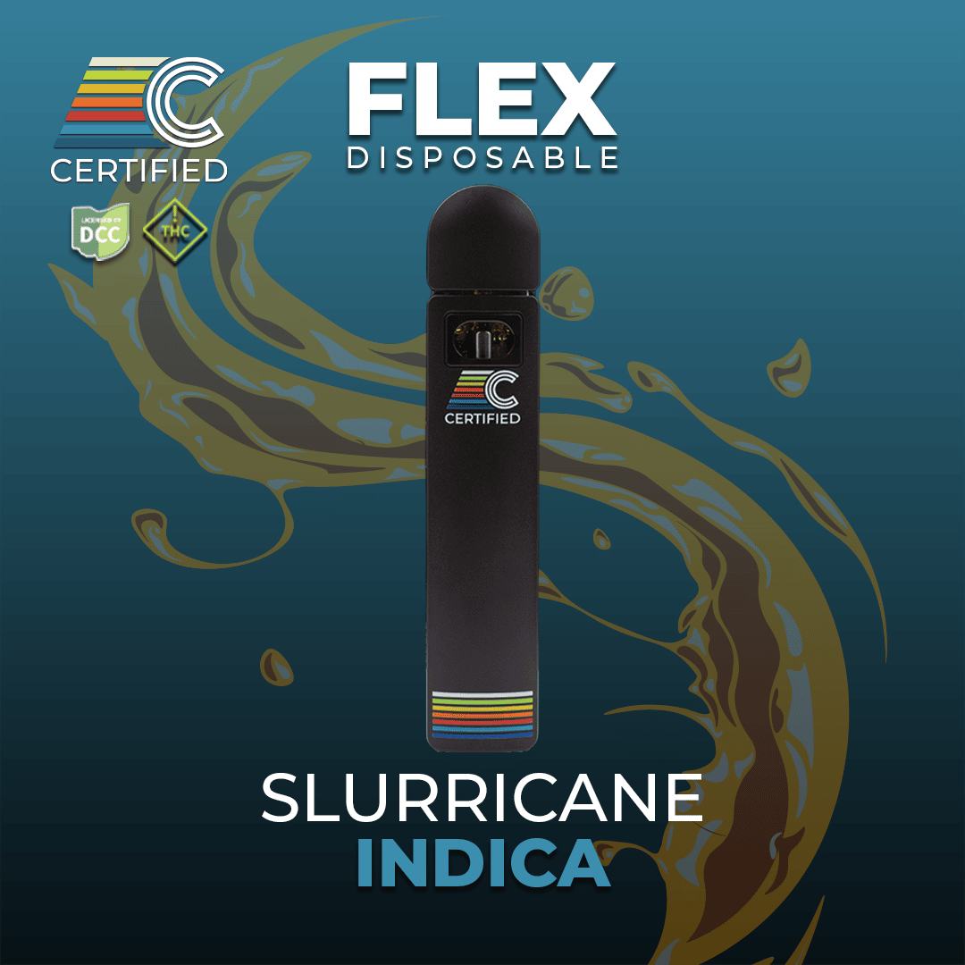 Slurricane - 1g Distillate Disposables - Indica