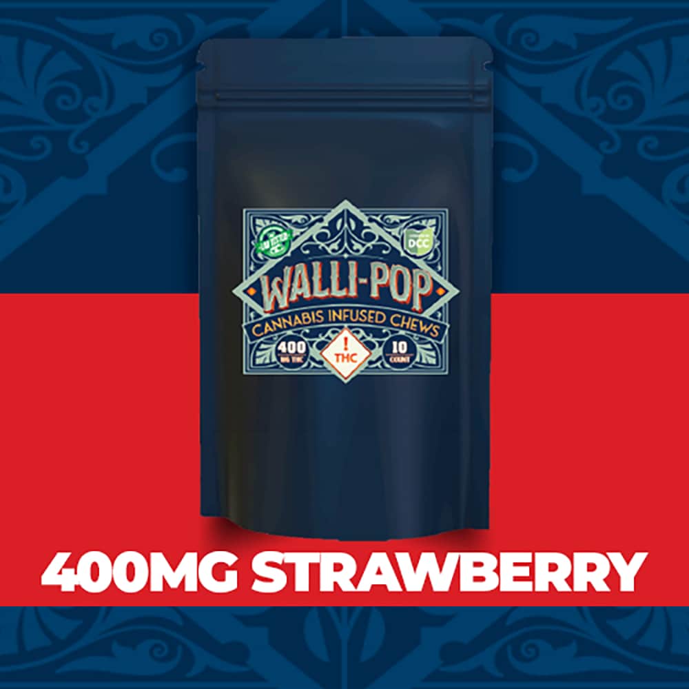 Strawberry - 400mg Candies - 10pk