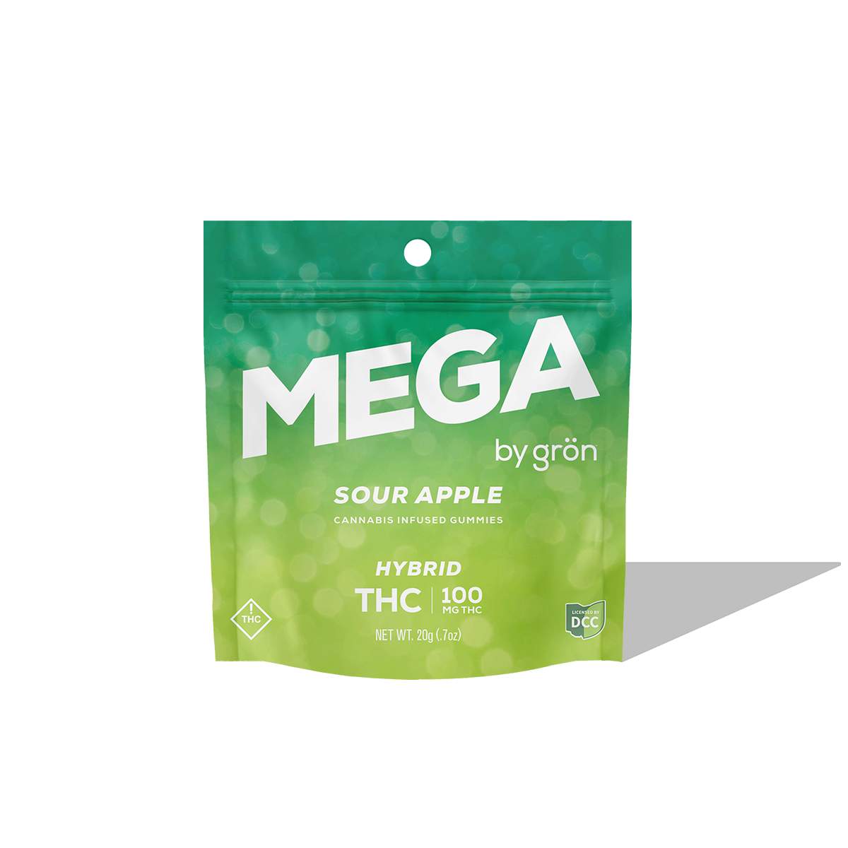 Sour Apple Mega Pearl - 100mg Candies - Hybrid - 10pk