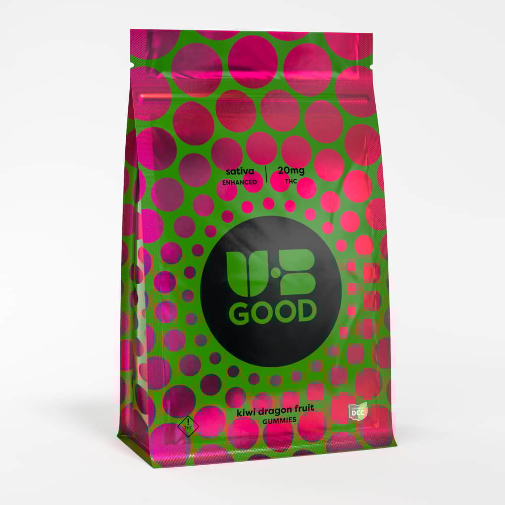 Kiwi Dragonfruit - 100mg Candies - Sativa - 10pk