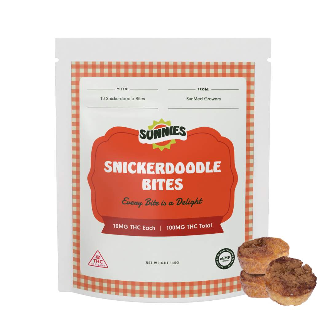 Snickerdoodle Bites - 100mg Baked Goods - 10pk