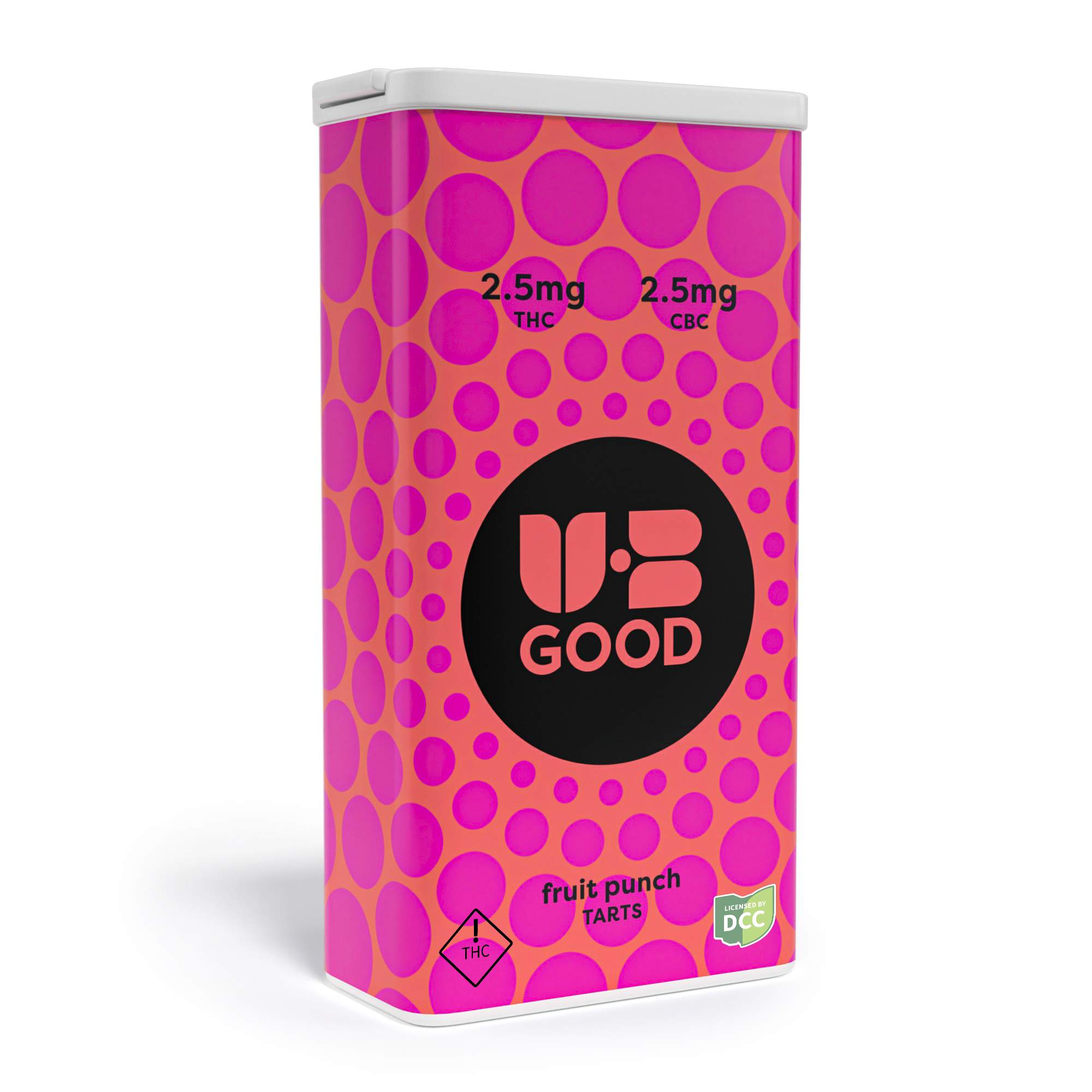 Fruit Punch 1:1 - 100mg Mints - 40pk