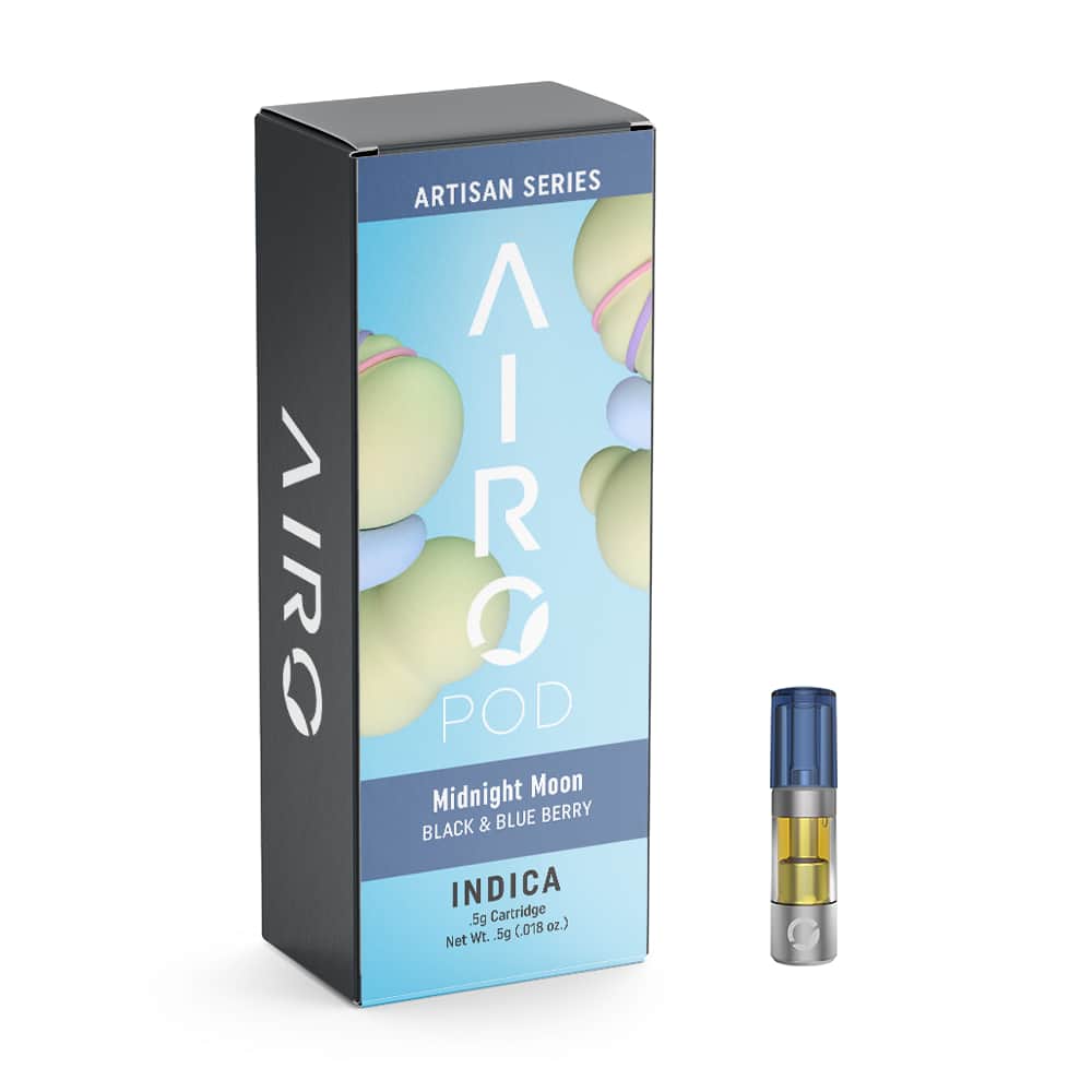 Midnight Moon - 1g Distillate Airo Pod - Indica