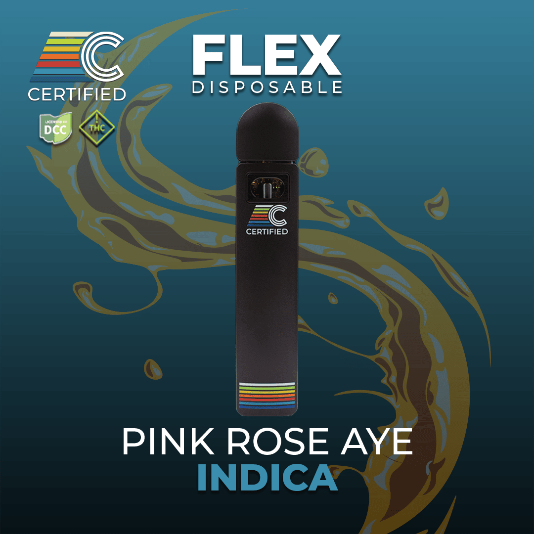 Pink Rose Aye - 1g Distillate Disposable - Indica