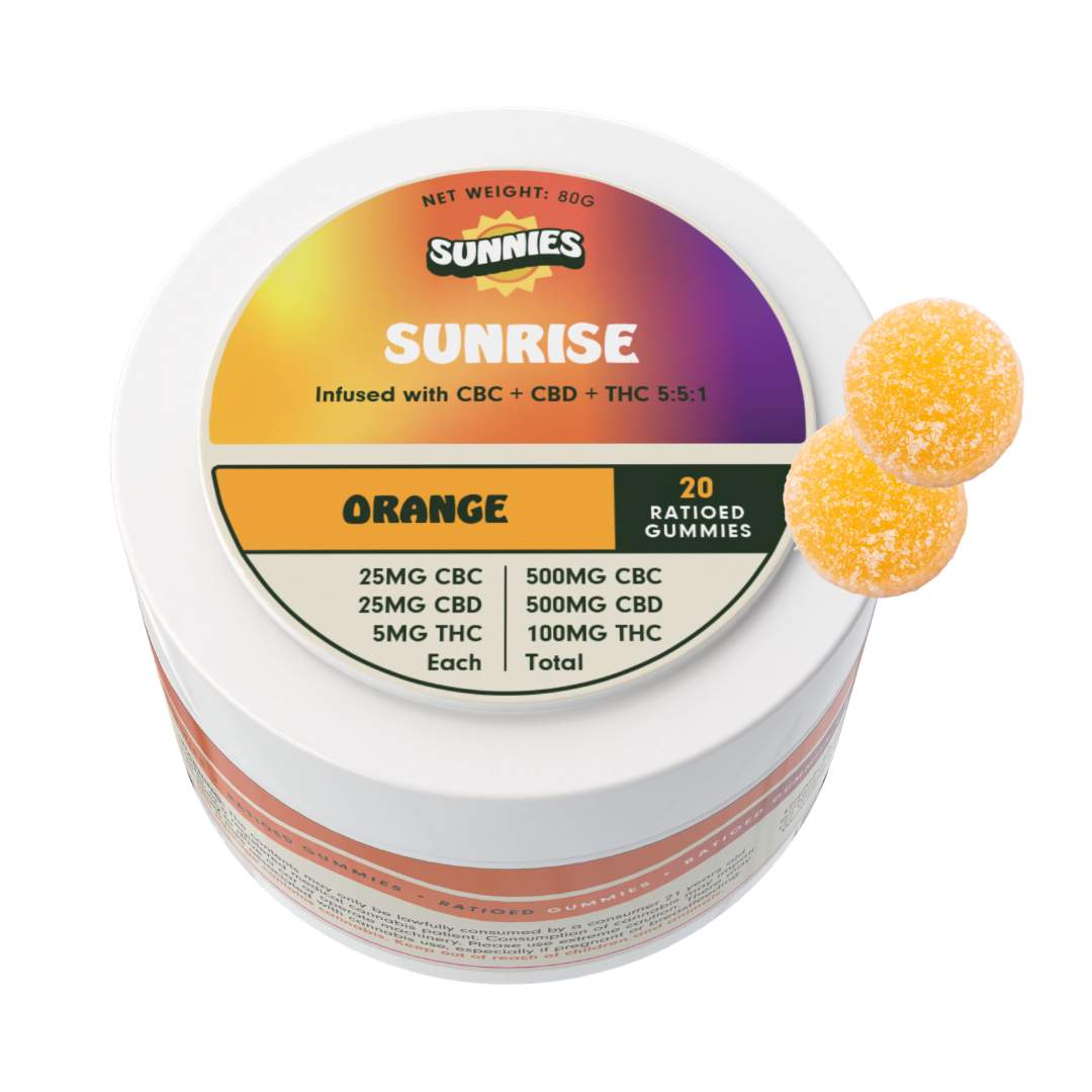 Sunrise Orange - 100mg Candies - CBD - 20pk