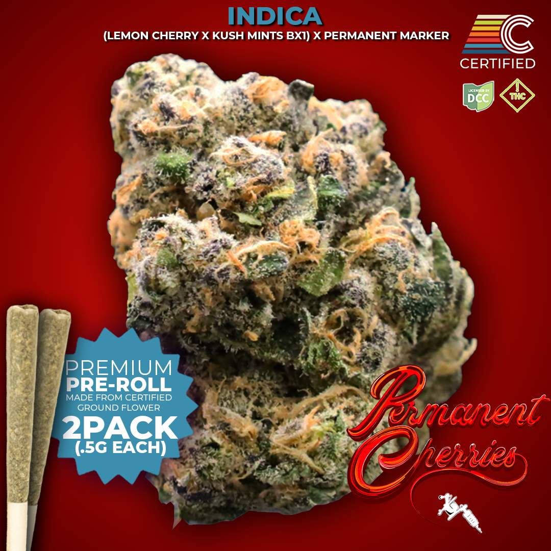 Permanent Cherries - 1g Packs - Indica - 2pk