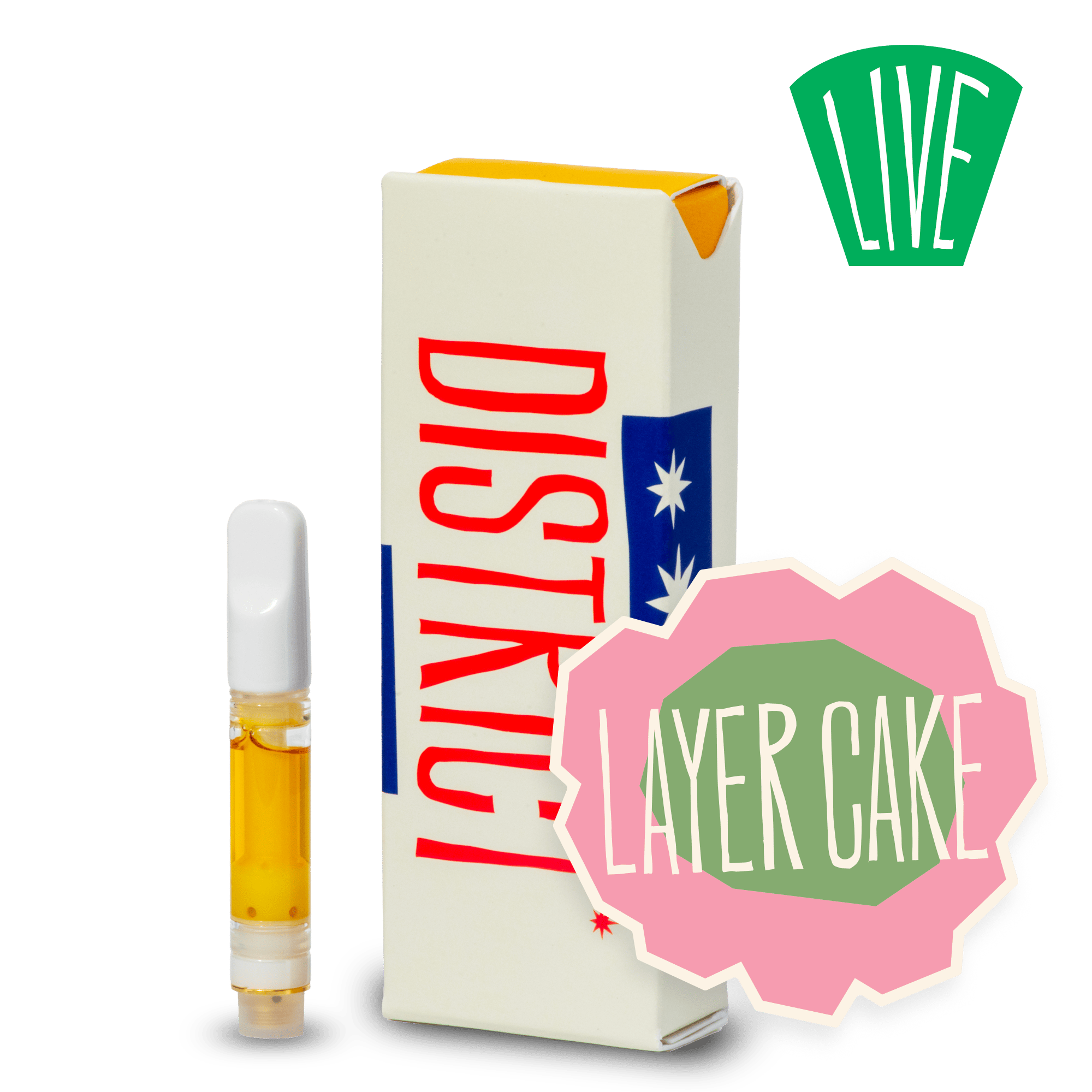 Layer Cake - 0.5g Live Resin Cart - Hybrid