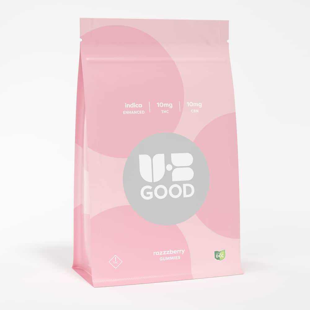 Razzzberry 1:1 Sleep - 100mg Candies - Indica - 10pk