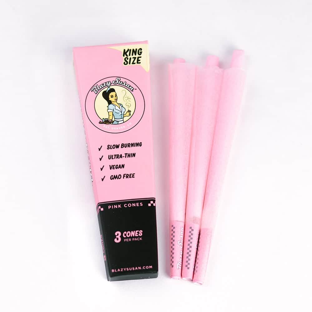 Pink Prerolled Cones King Size - Cones - 3pk