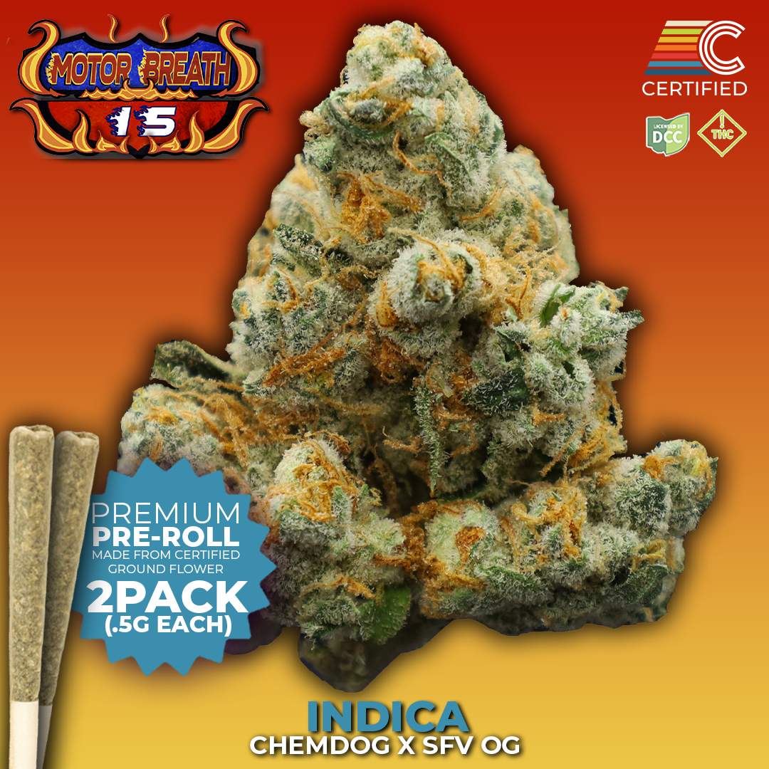 Motorbreath #15 - 1g Packs - Indica - 2pk
