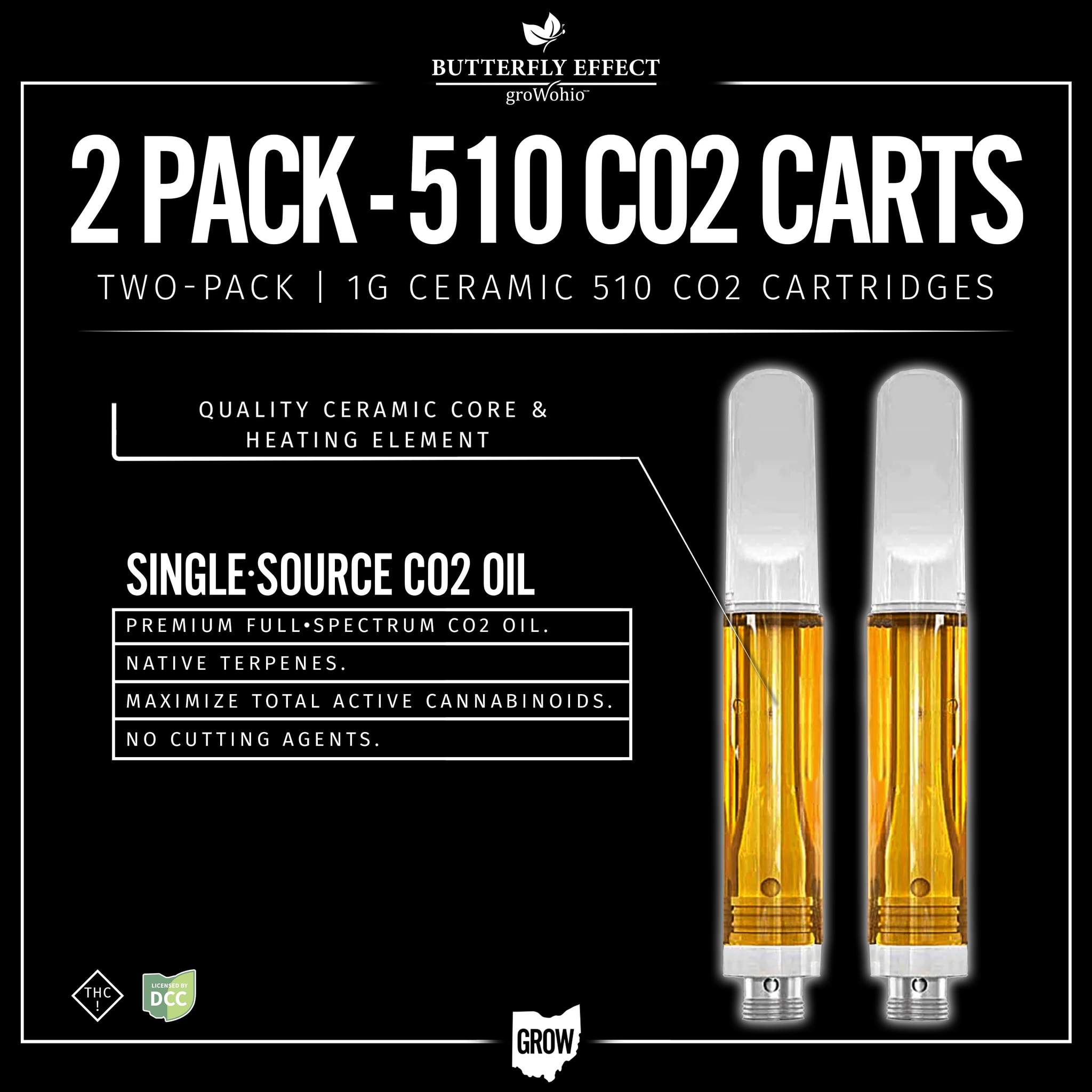 Layer Cake - 2g CO2 Cart - Indica - 2pk