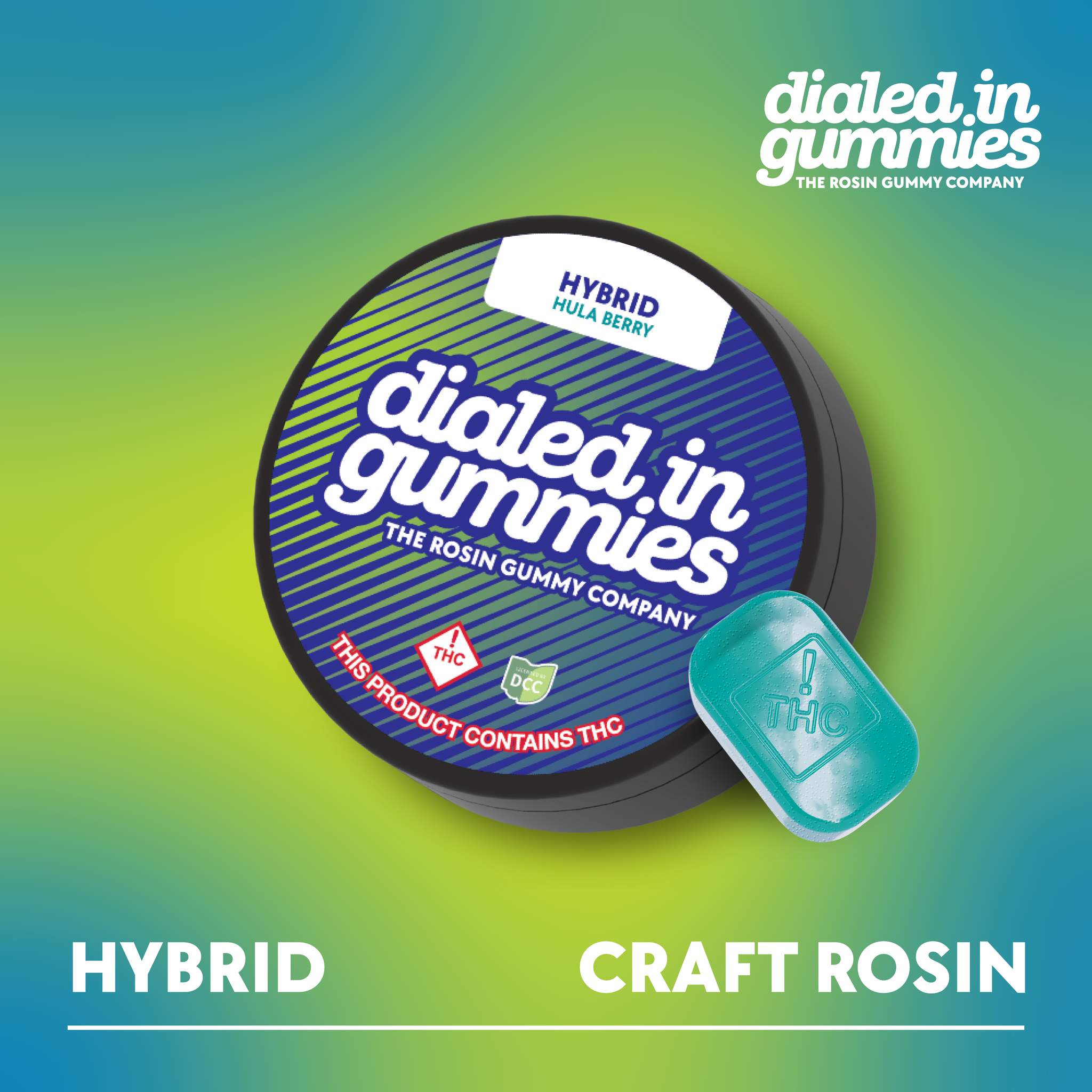 Hula Berry - 100mg Candies - Hybrid - 10pk