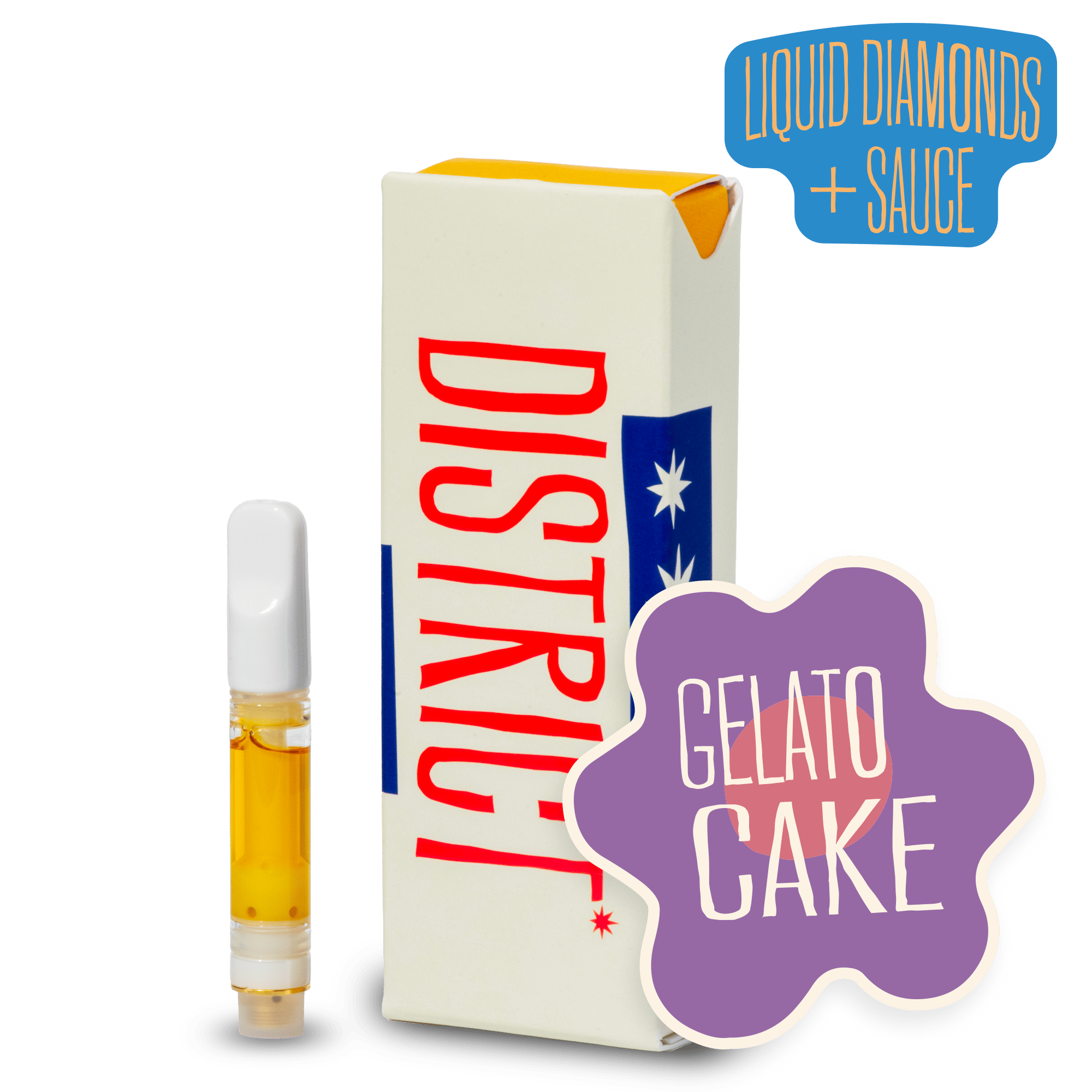 Gelato Cake - 1g Sauce Cart - Hybrid