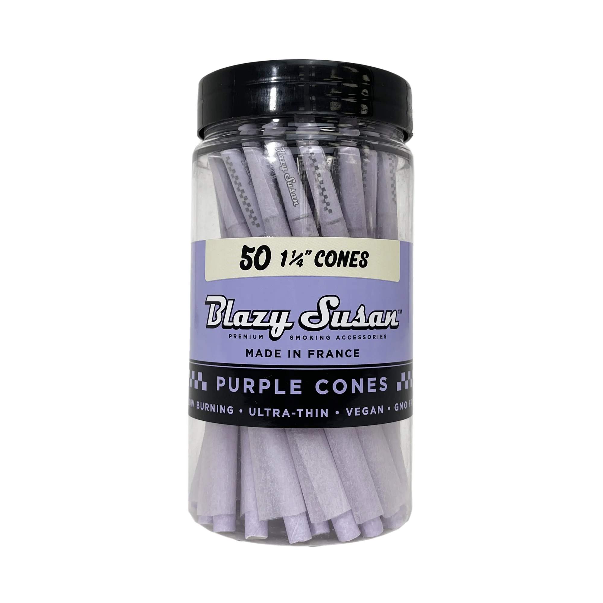 Purple Prerolled Cones 1 1/4 - Cones - 50pk