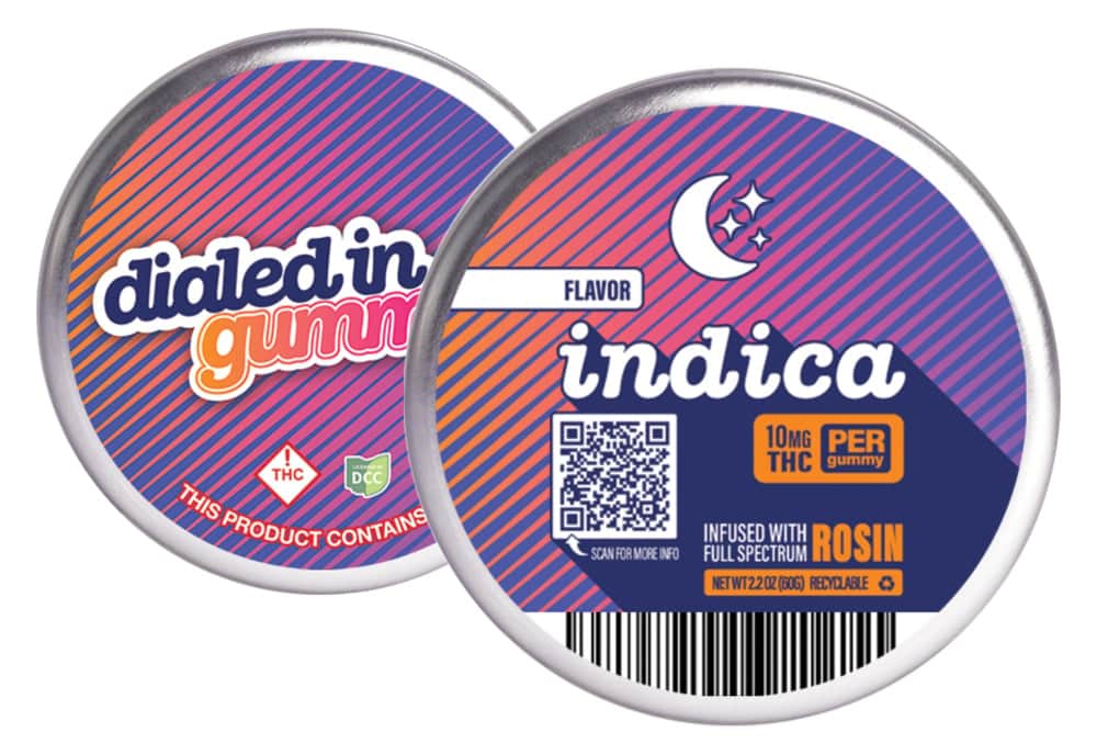 Blueberry - 100mg Candies - Indica - 10pk