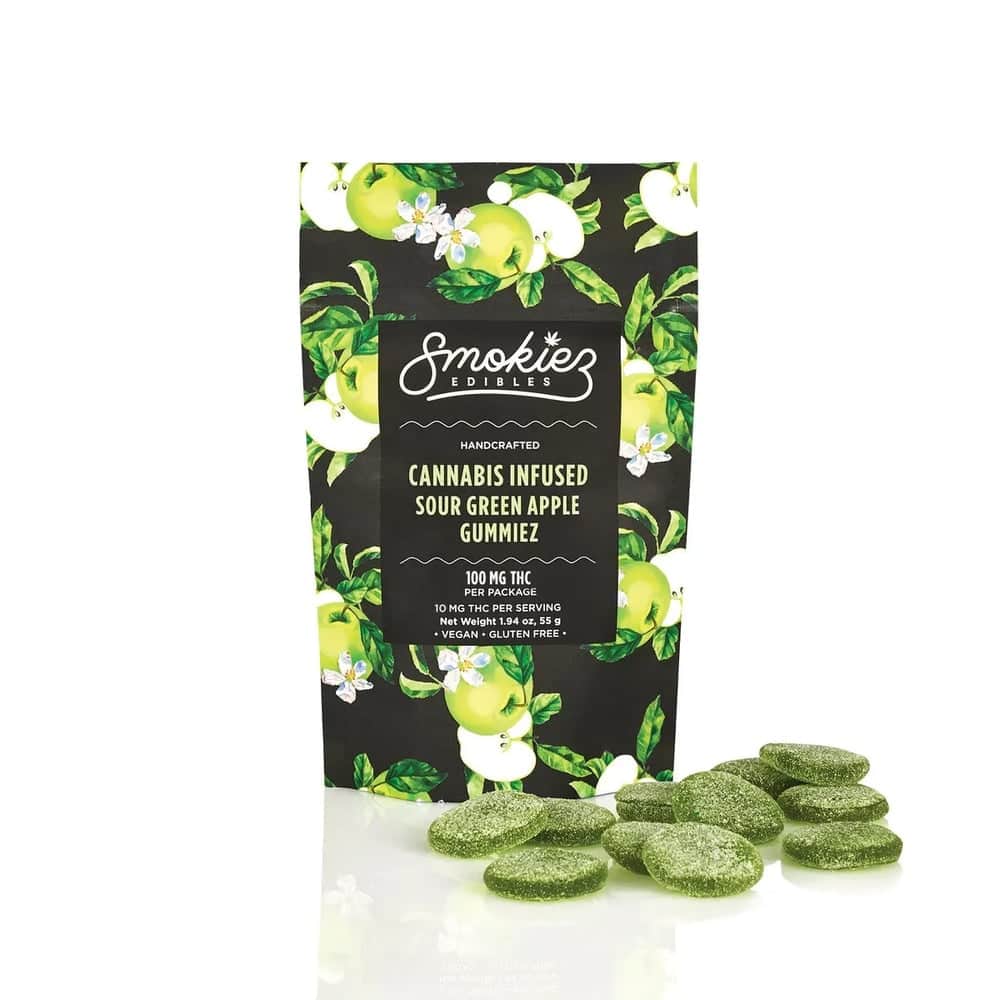 Sour Green Apple + CBG - 100mg Candies - Hybrid - 10pk