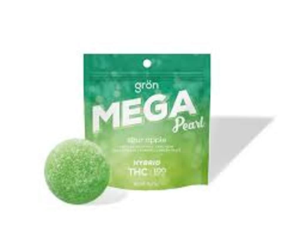 Sour Apple Mega Pearl - 100mg Candies - Hybrid - 10pk