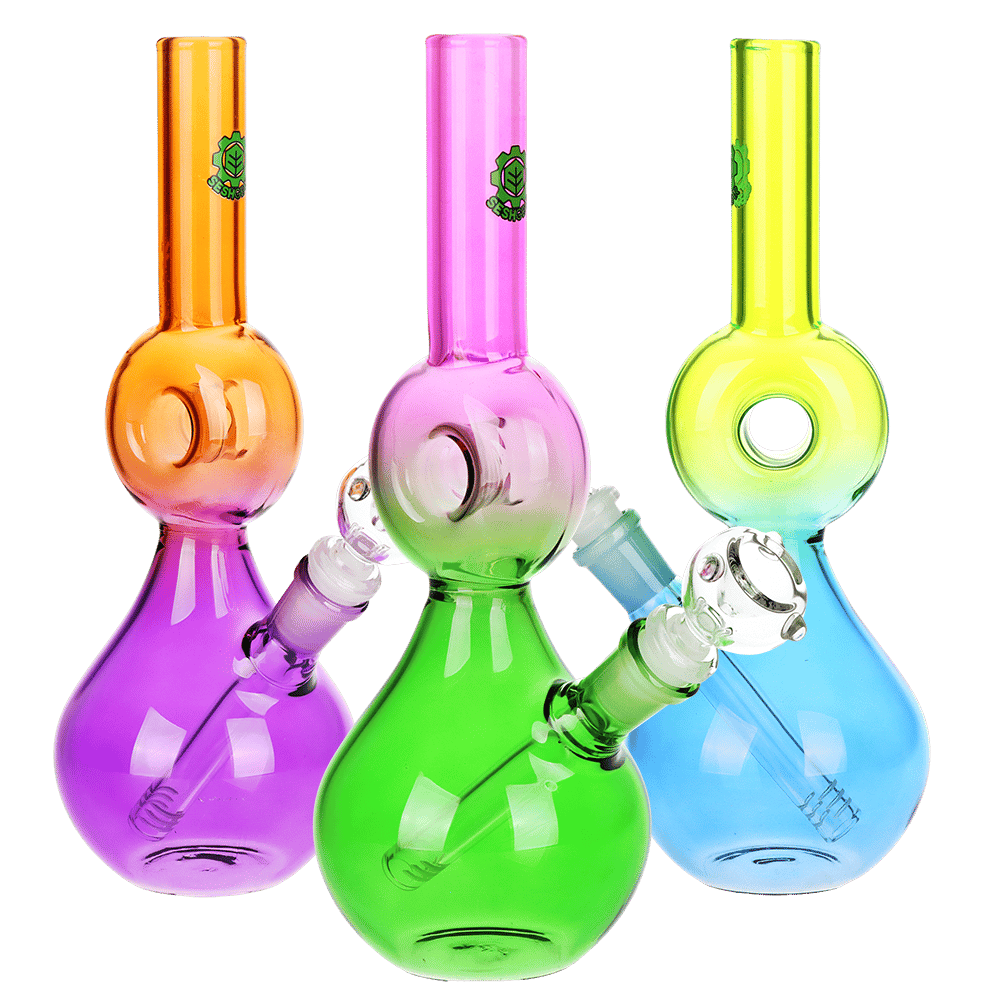 Donut Ombre Glass Water Pipe 10.5" / 14mm F