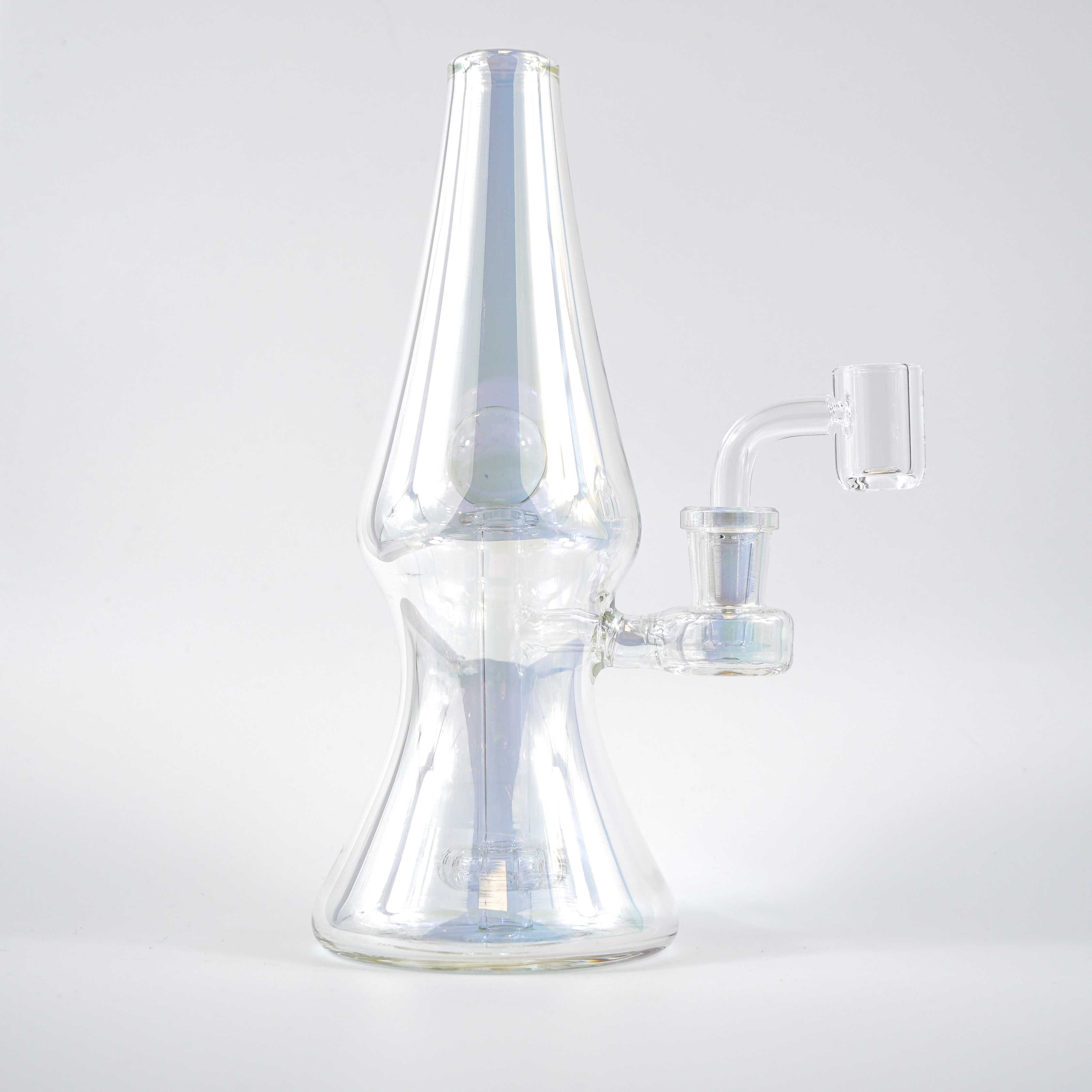 Lava Lamp Electroplated Ombre Glass Dab Rig 8" / 14mm F