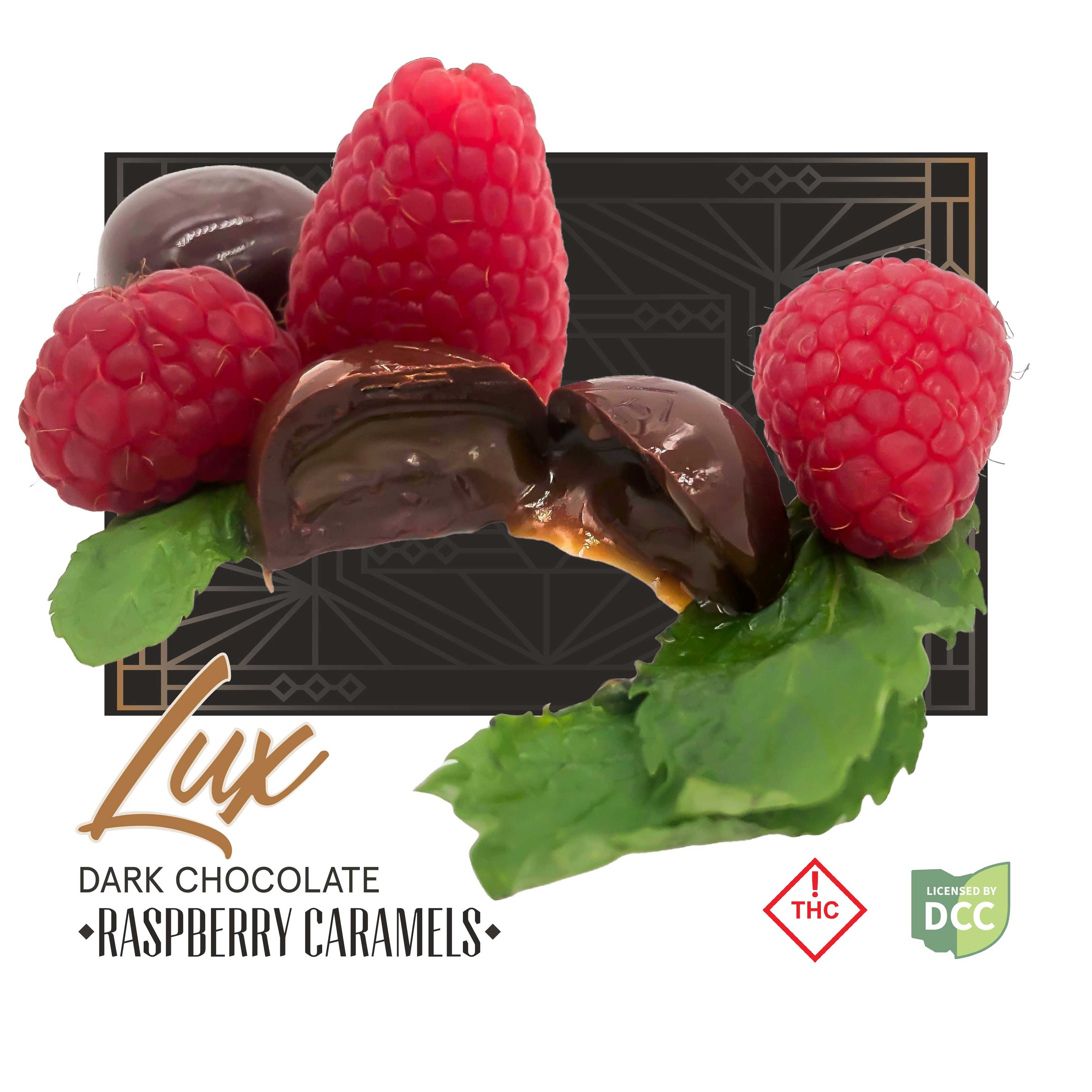 Dark Chocolate Raspberry Caramel