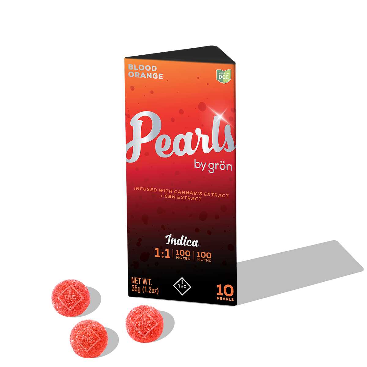 Blood Orange Pearls 1:1 THC/CBN