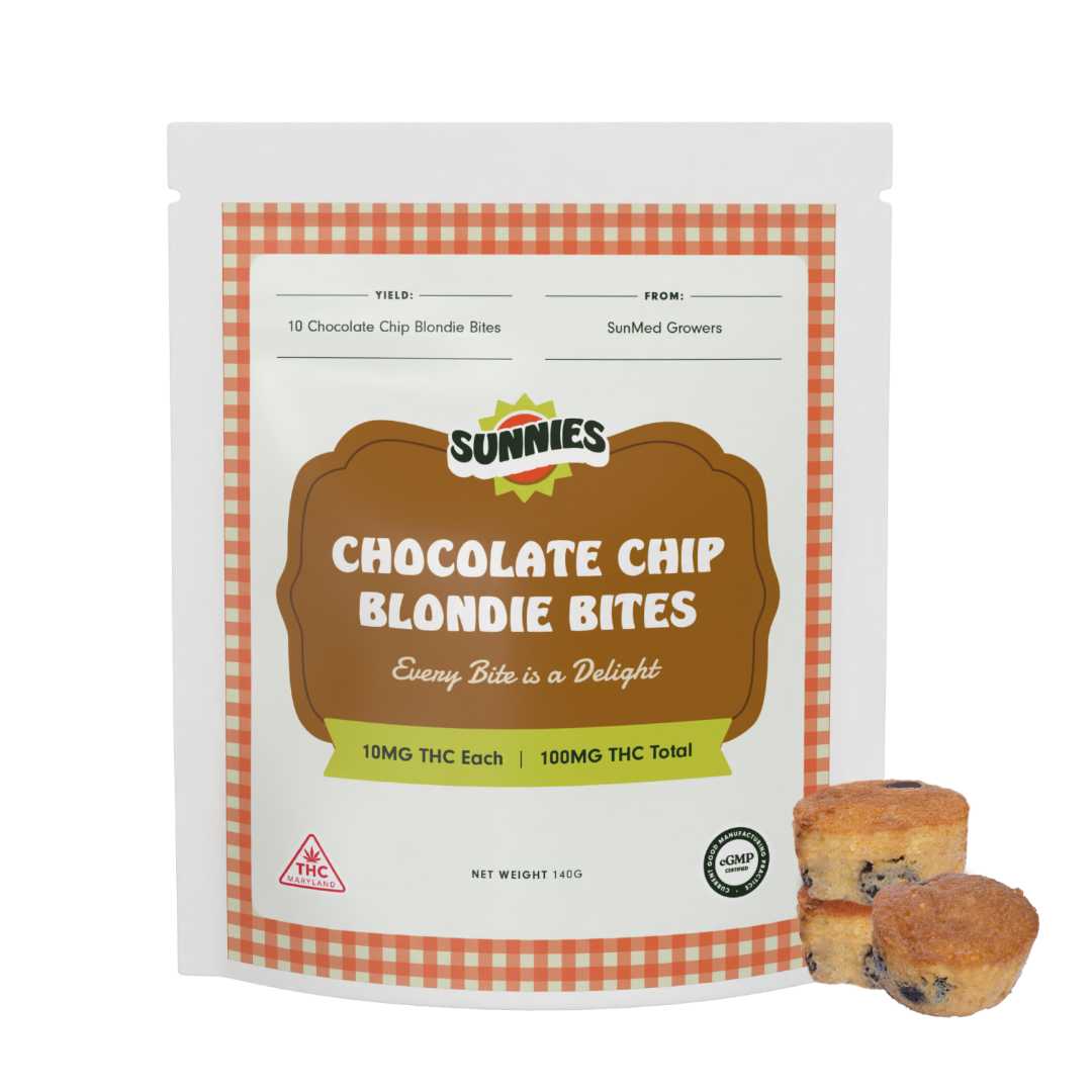 Chocolate Chip Blondie Bites