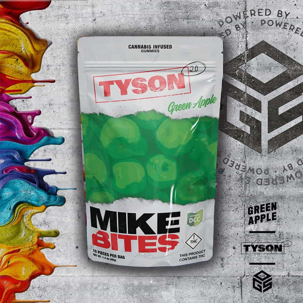 Mike Bites Green Apple