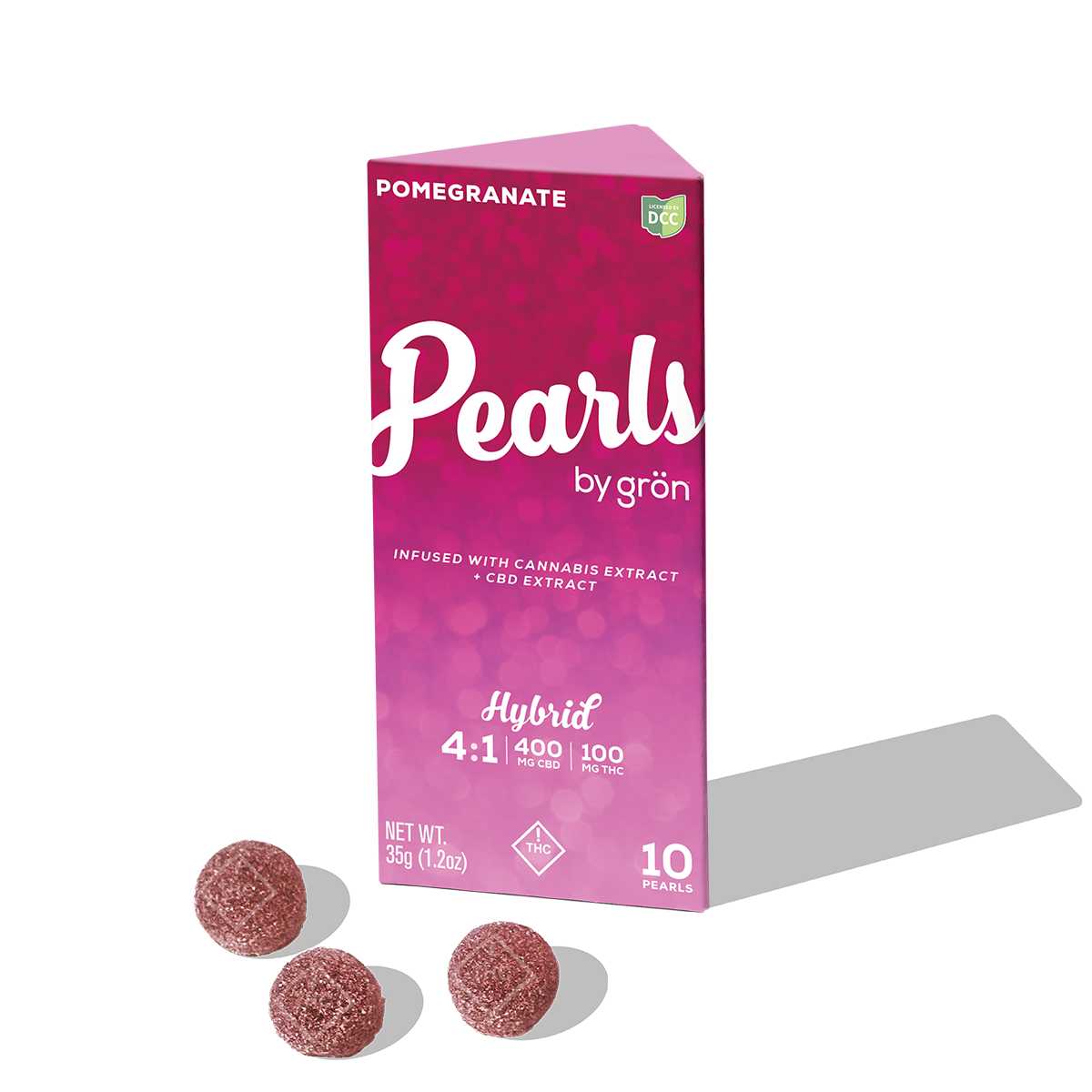 Pomegranate Pearls 4:1 CBD / THC