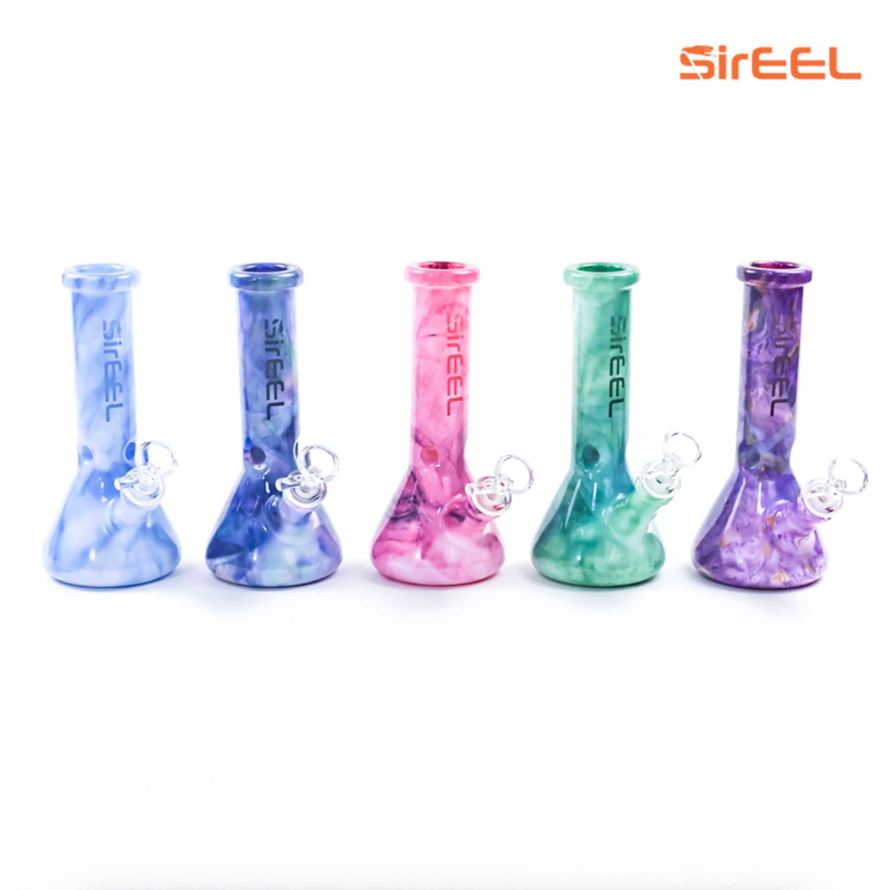 Miragestone Beaker Bong W/ Flower Bowl 8"