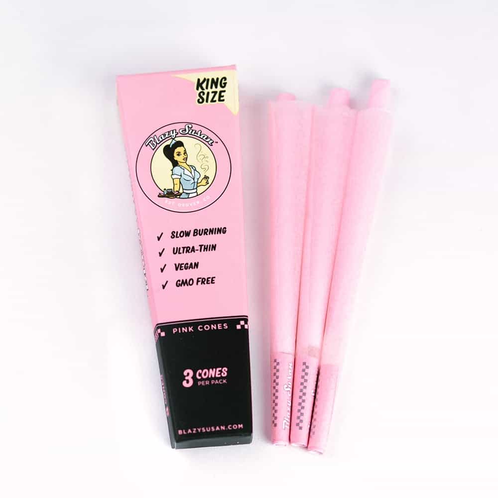 Pink Prerolled Cones King Size