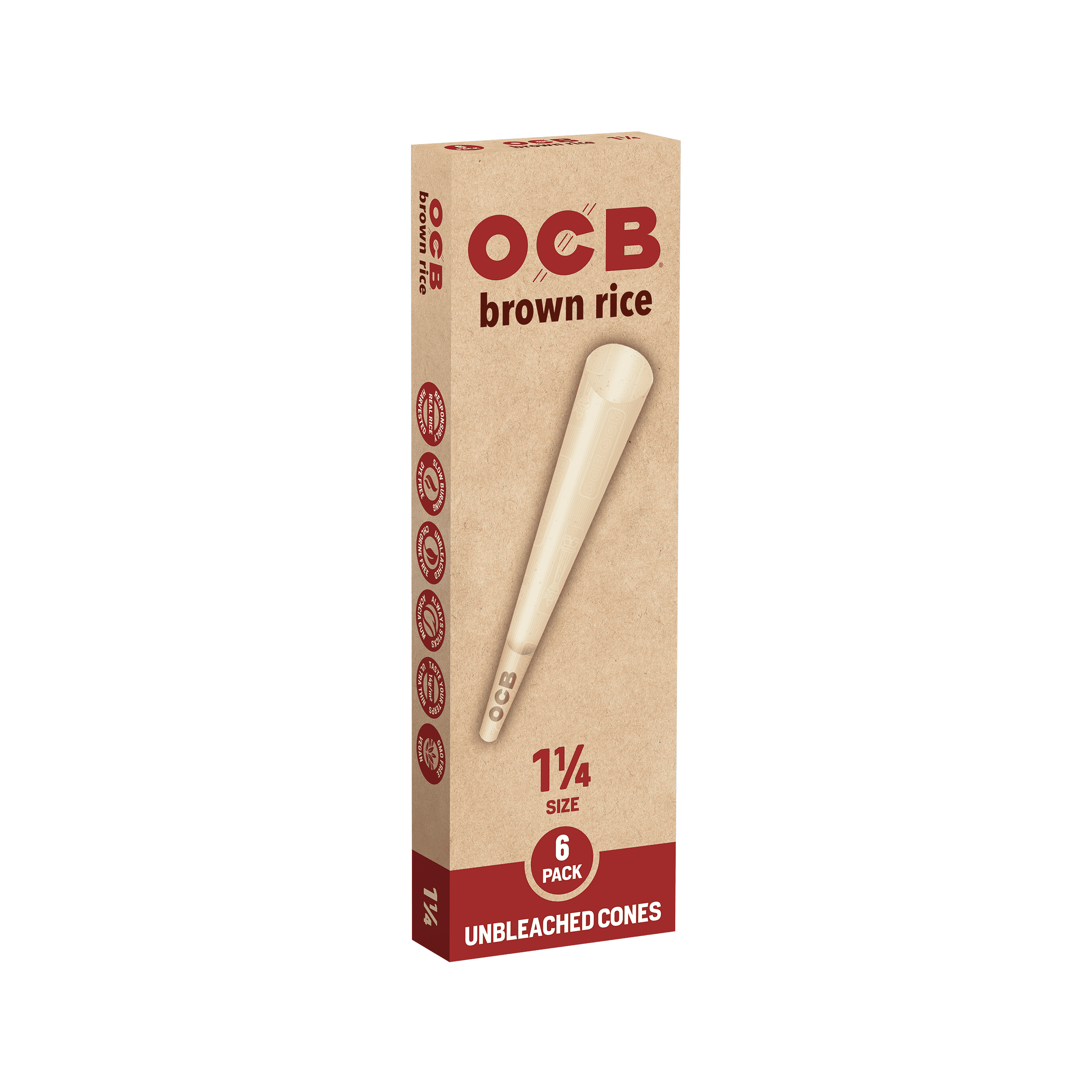 Brown Rice Cone 1 1/4"