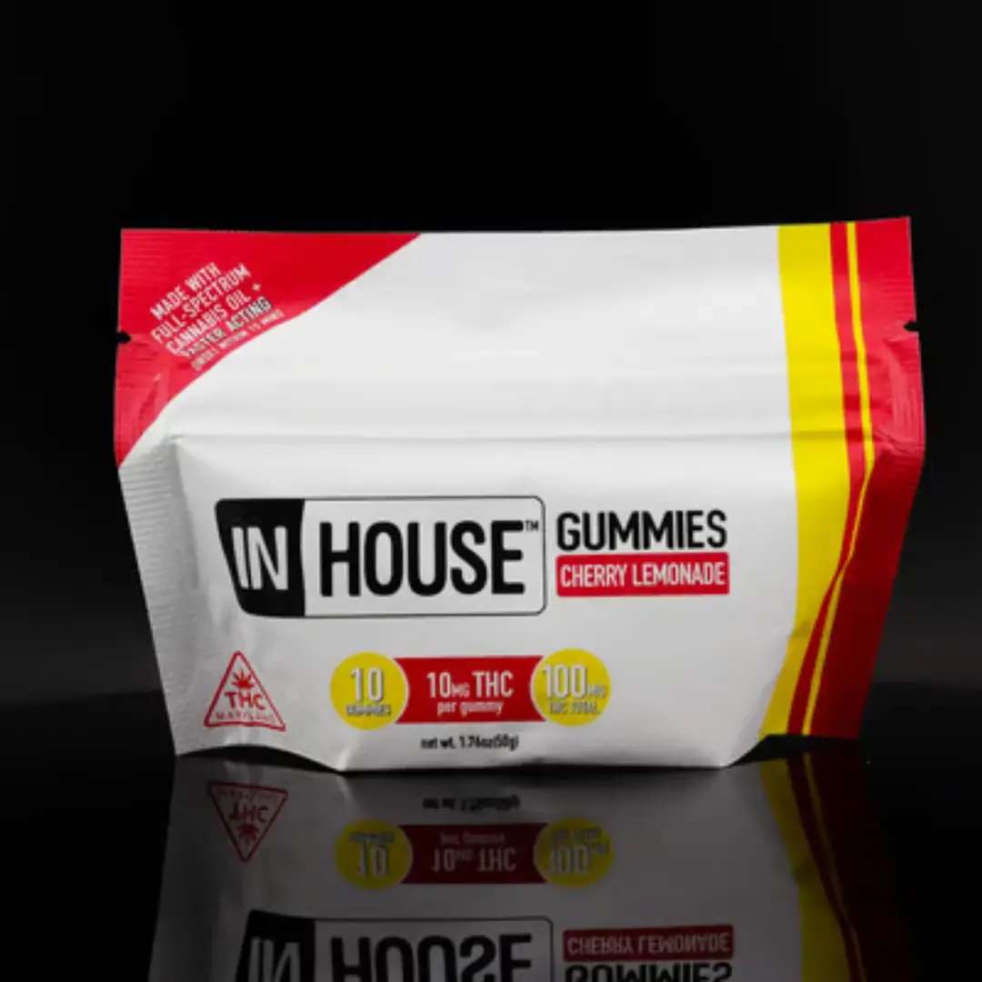 in house cherry lemonade fast acting edible gummies