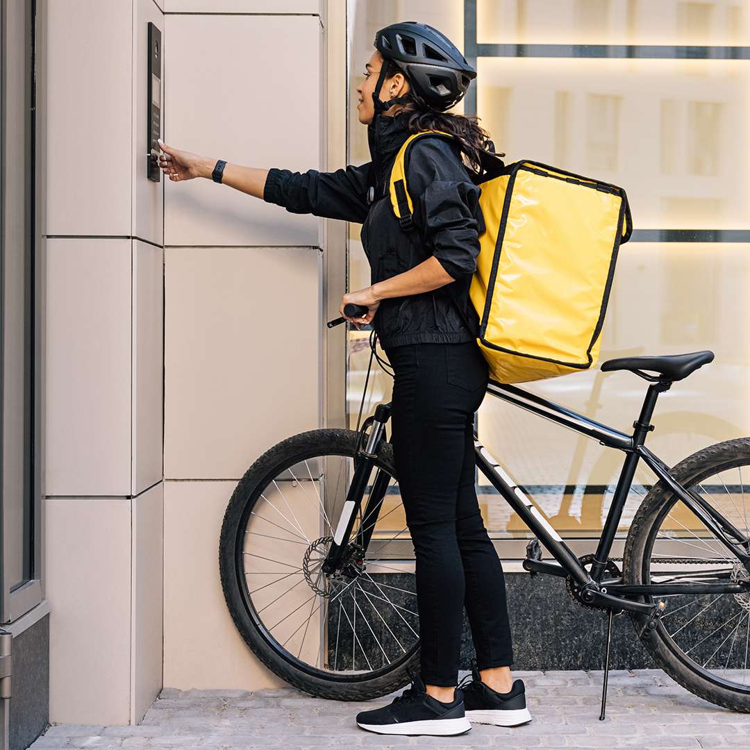 cannabis delivery rider
