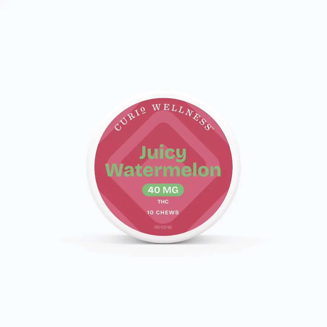curio wellness juicy watermelon edible chews