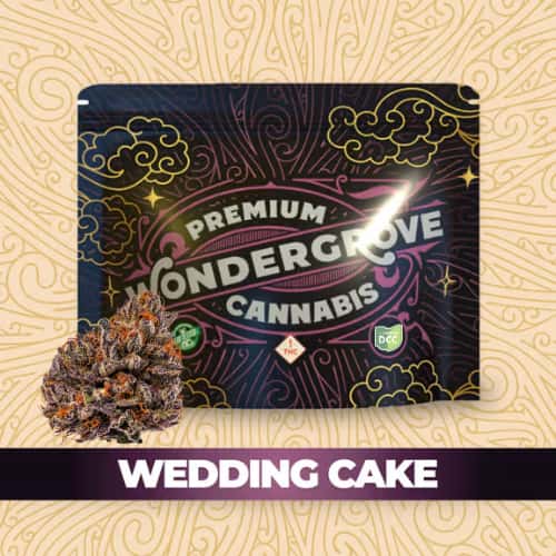 Wondergrove Premium Cannabis Flower Wedding Cake Strain, High Quality Ohio Cultivated Bud.