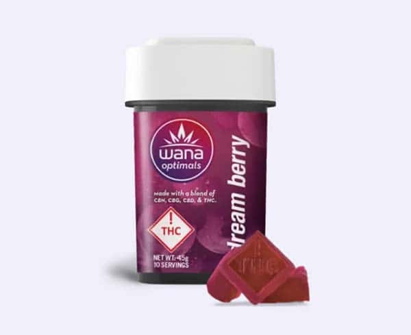 cannabis edibles wanna dream berry gummies