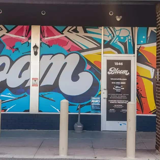 Bloom South Columbus dispensary storefront exterior entrance in South side Columbus Ohio