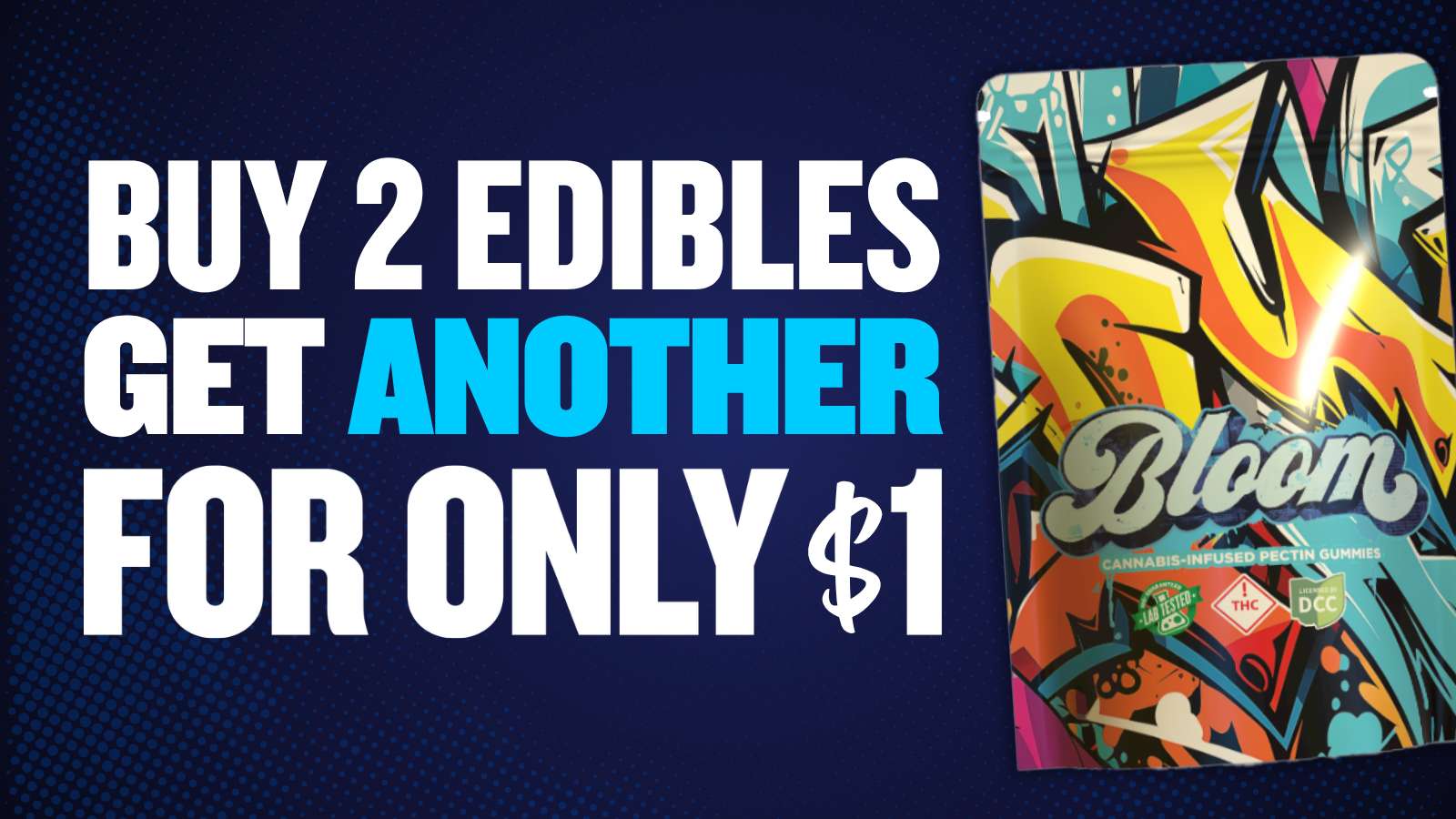 B2G1 FOR $1 ALL EDIBLES