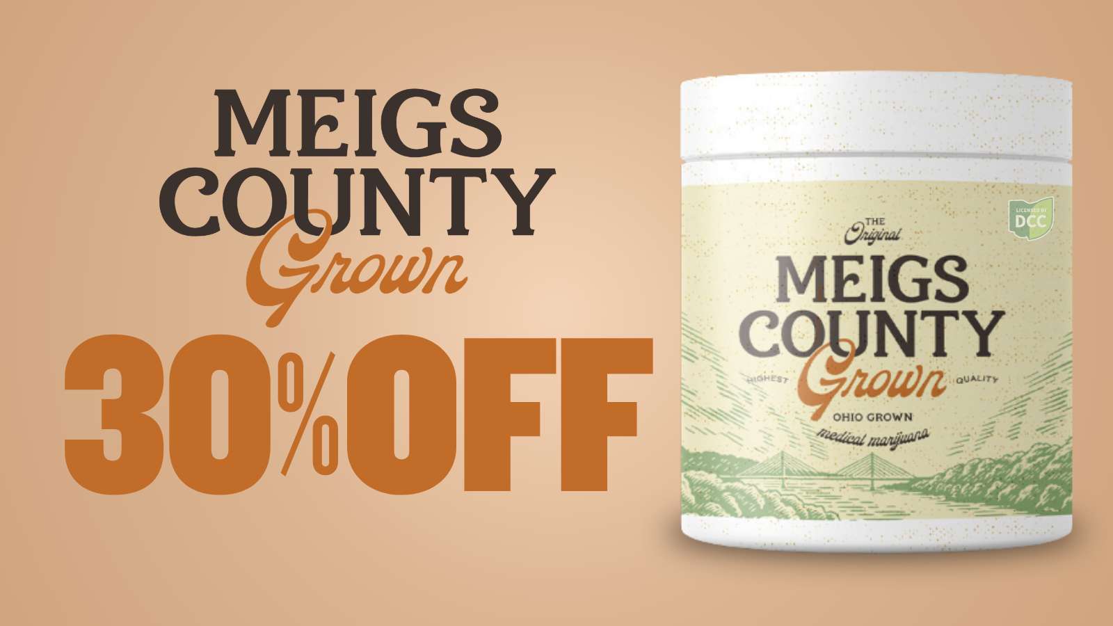 30% OFF MEIGS COUNTY