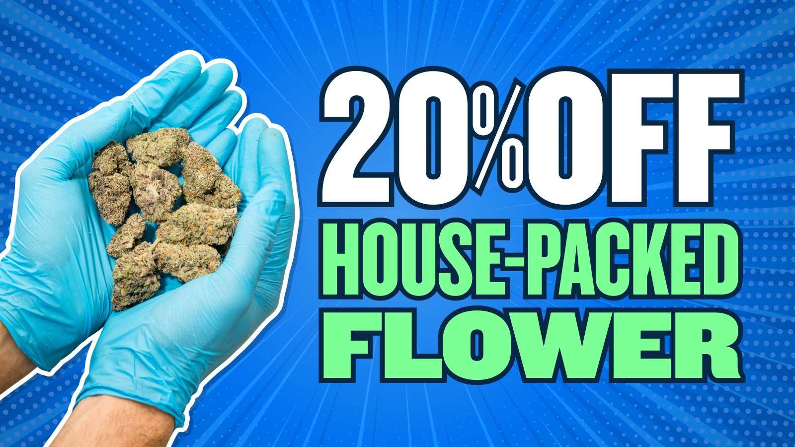 20% OFF HOUSE PACKED FLOWER