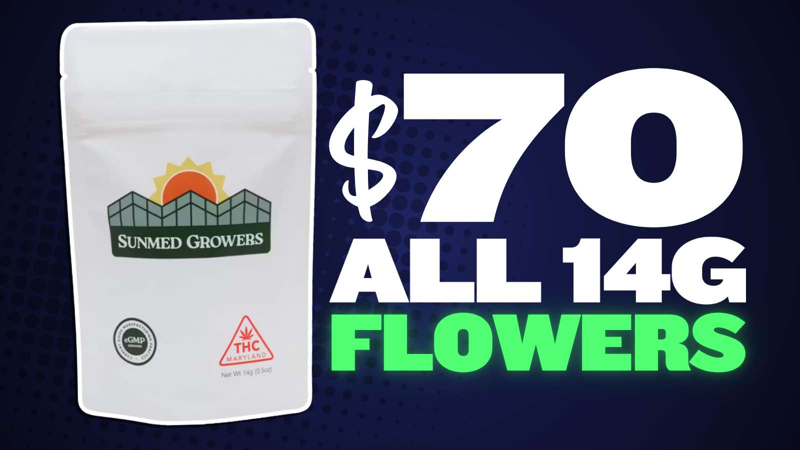 $70 ALL 14G FLOWER