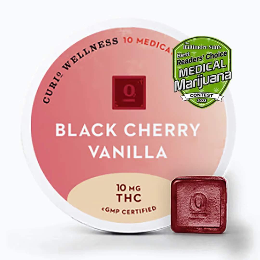curio wellness black cherry vanilla edible chews