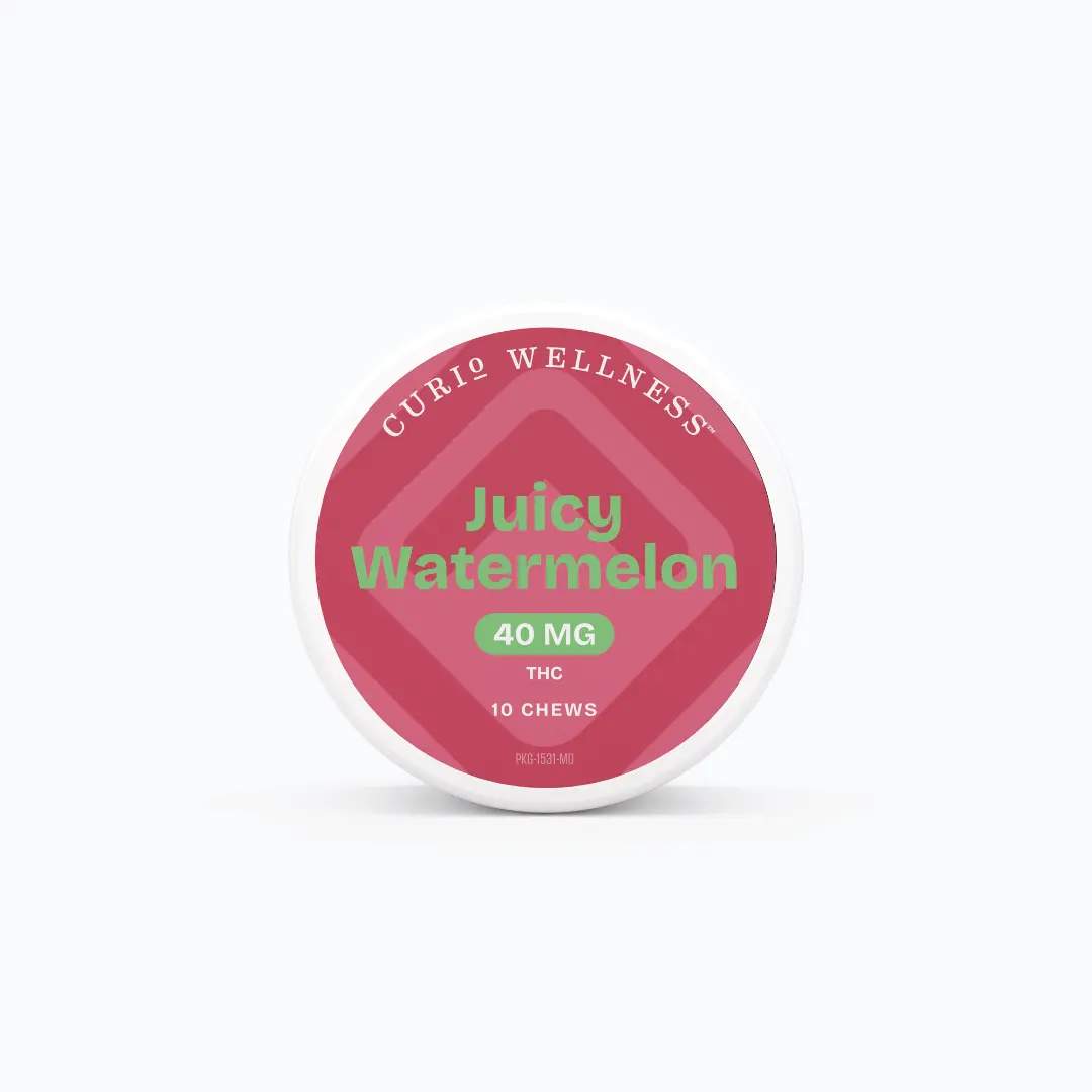 curio wellness juicy watermelon edible chews