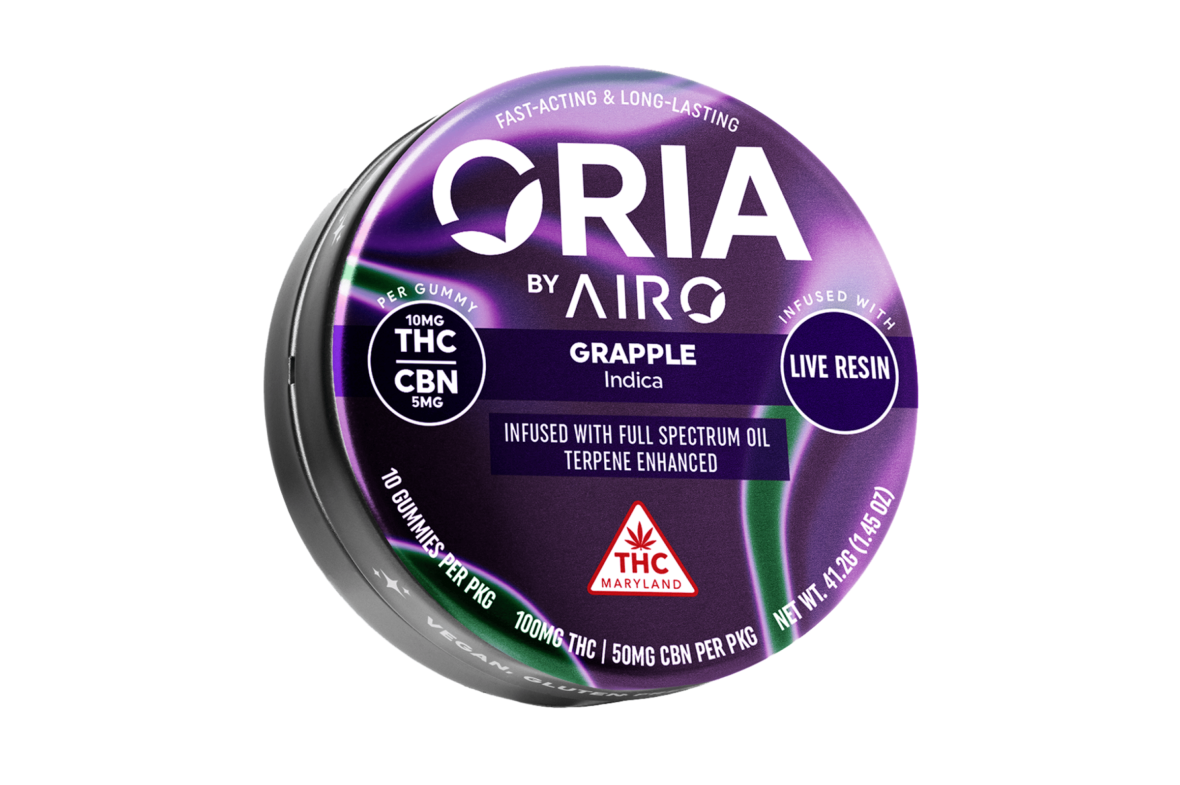 Grapple + CBN - 100mg Candies - Indica - 10pk thumbnail 2